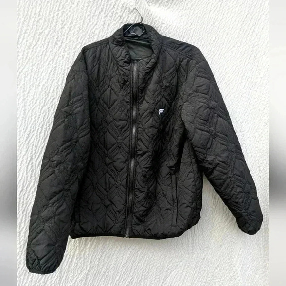 Fabletics Mens The Switch Loft Black Quilted Jacket Full-Zip-Up Size XL NWOT - Picture 2 of 7